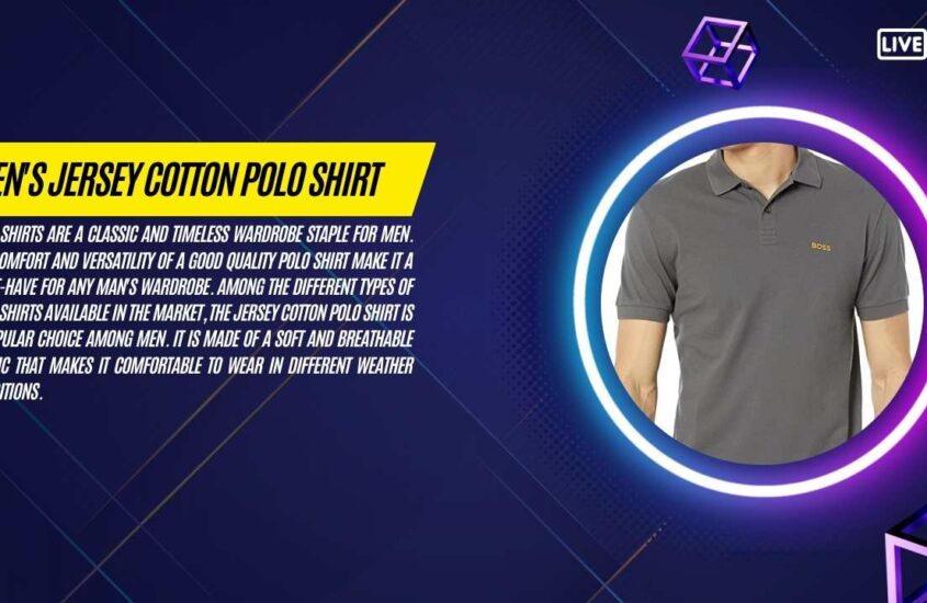 Men’s Jersey Cotton Polo Shirt